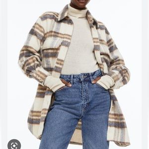 NWOT H&M Plaid Shacket